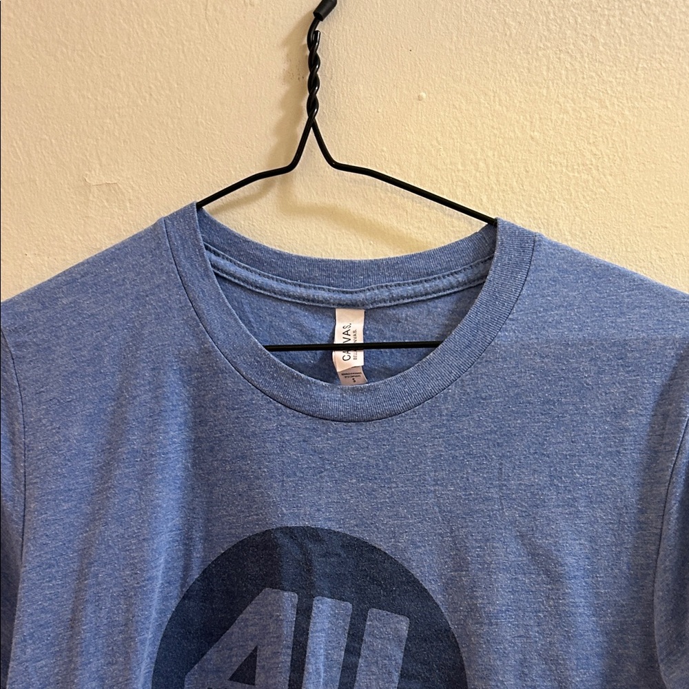 Bella Canvas Heather Blue Graphic Tee - Picture 3 of 8